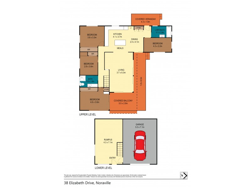 38 Elizabeth Drive, Noraville NSW 2263 Floorplan