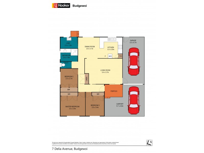 7 Delia Avenue, Budgewoi NSW 2262 Floorplan