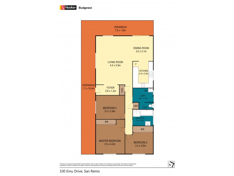 100 Emu Drive, San Remo NSW 2262 Floorplan