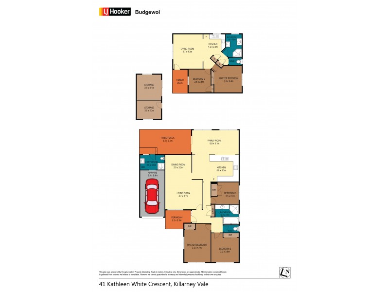 41 Kathleen White Crescent, Killarney Vale NSW 2261 Floorplan