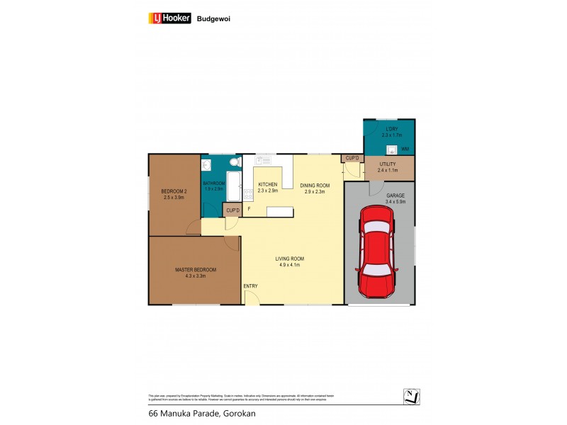 66 Manuka Parade, Gorokan NSW 2263 Floorplan