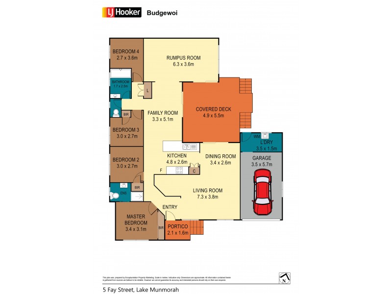 5 Fay Street, Lake Munmorah NSW 2259 Floorplan