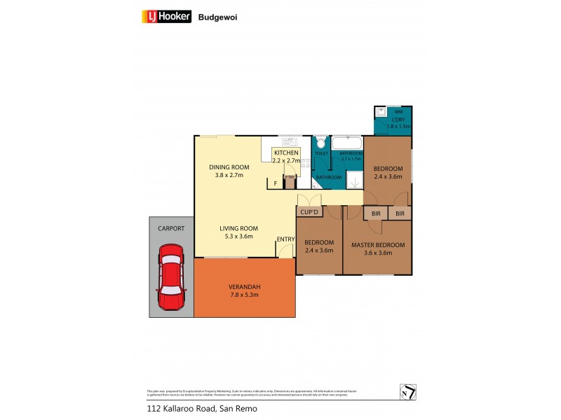112 Kallaroo Road, San Remo NSW 2262 Floorplan