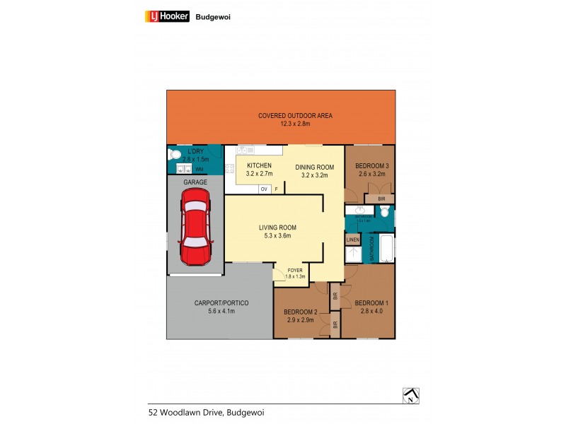 52 Woodlawn Drive, Budgewoi NSW 2262 Floorplan