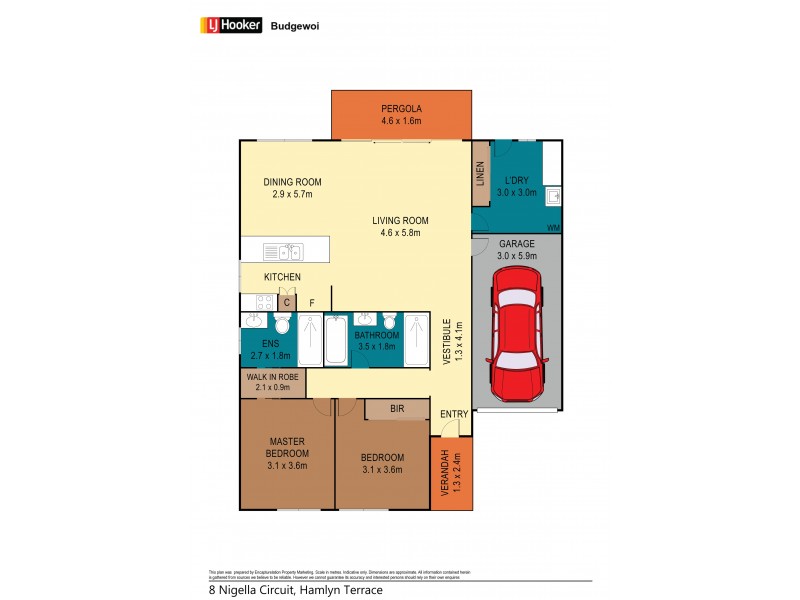 8 Nigella Circuit, Hamlyn Terrace NSW 2259 Floorplan