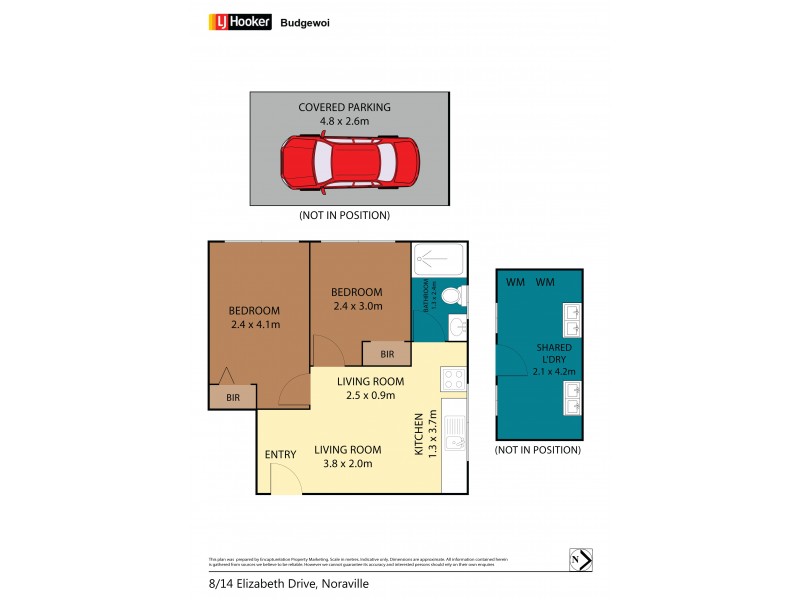 8/14 Elizabeth Drive, Noraville NSW 2263 Floorplan