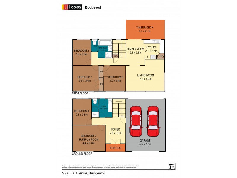 5 Kailua Avenue, Budgewoi NSW 2262 Floorplan