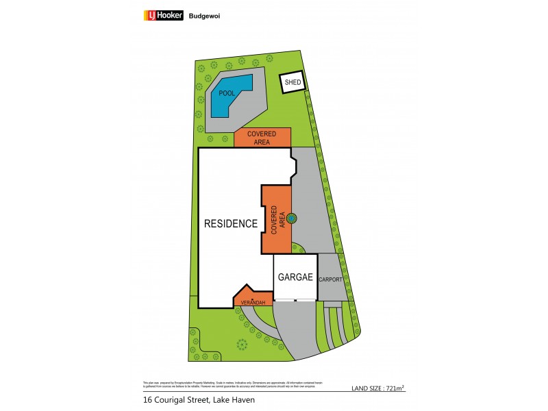 16 Courigal Street, Lake Haven NSW 2263 Floorplan