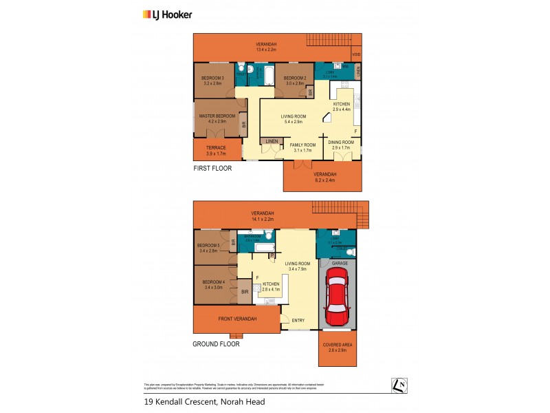 19 Kendall Crescent, Norah Head NSW 2263 Floorplan