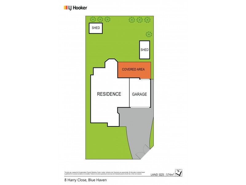 8 Harry Close, Blue Haven NSW 2262 Floorplan
