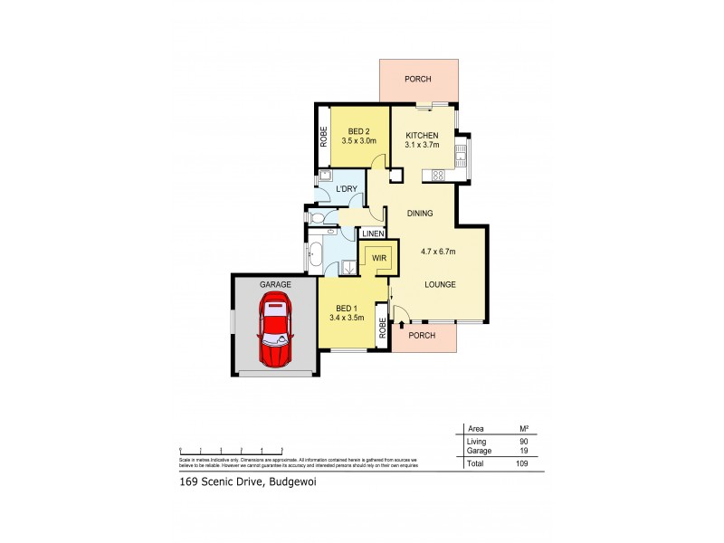169 Scenic Drive, Budgewoi NSW 2262 Floorplan