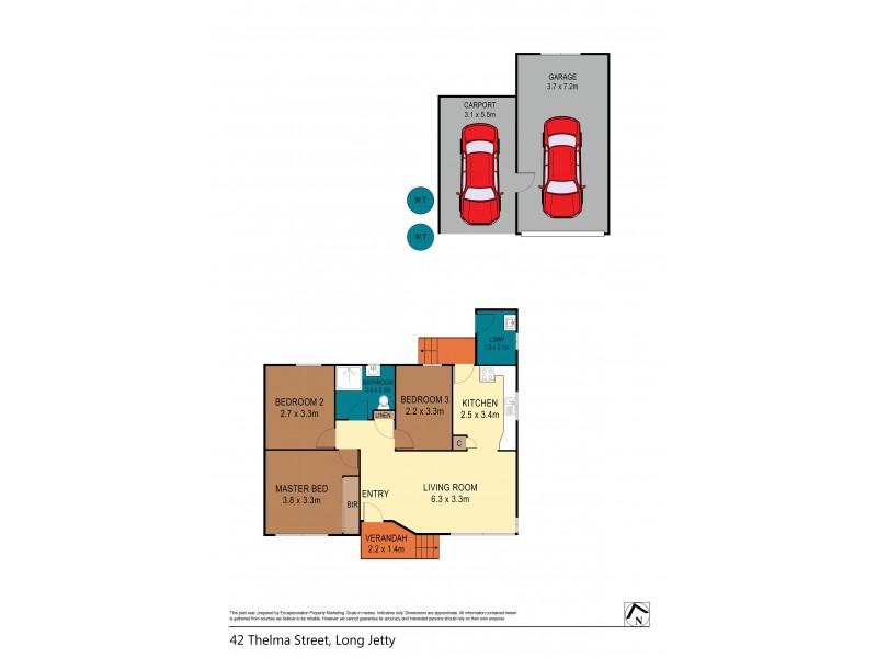42 Thelma Street, Long Jetty NSW 2261 Floorplan