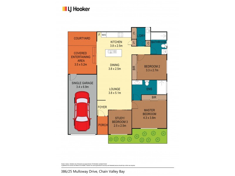 386/25 Mulloway Drive, Chain Valley Bay NSW 2259 Floorplan