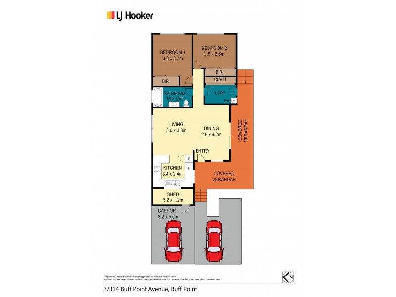 3/314 Buff Point Avenue, Buff Point NSW 2262 Floorplan