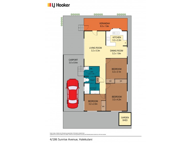 4/186 Sunrise Avenue, Halekulani NSW 2262 Floorplan