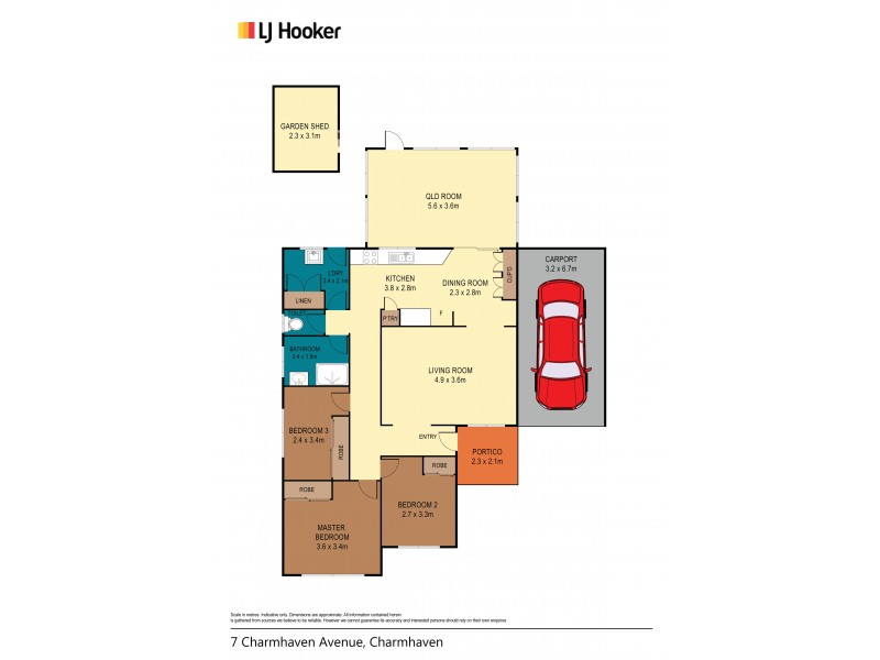 7 Charmhaven Avenue, Charmhaven NSW 2263 Floorplan