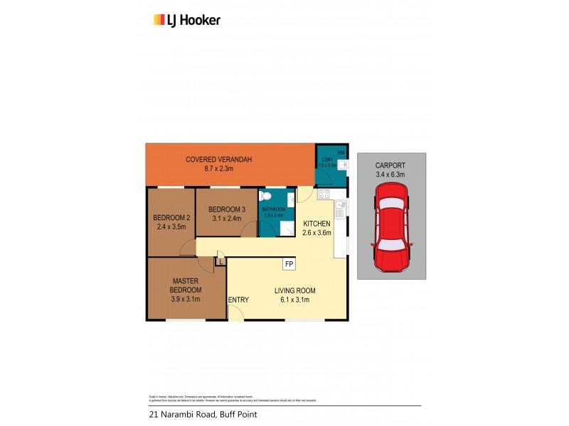 21 Narambi Road, Buff Point NSW 2262 Floorplan