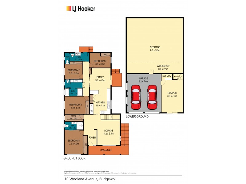 10 Woolana Avenue, Budgewoi NSW 2262 Floorplan