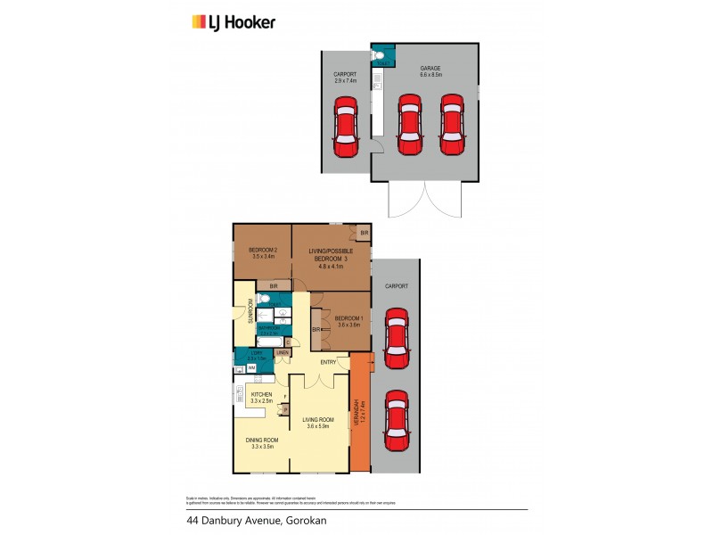 44 Danbury Avenue, Gorokan NSW 2263 Floorplan