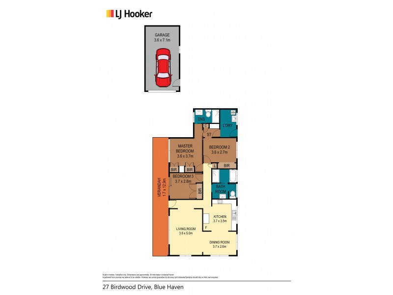 27 Birdwood Drive, Blue Haven NSW 2262 Floorplan