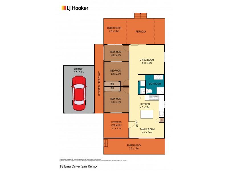 18 Emu Drive, San Remo NSW 2262 Floorplan