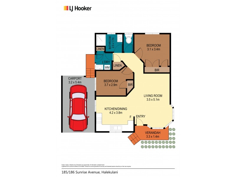 185/186 Sunrise Avenue, Halekulani NSW 2262 Floorplan
