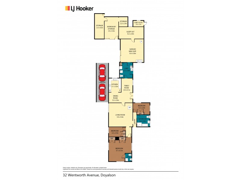 32 Wentworth Avenue, Doyalson NSW 2262 Floorplan