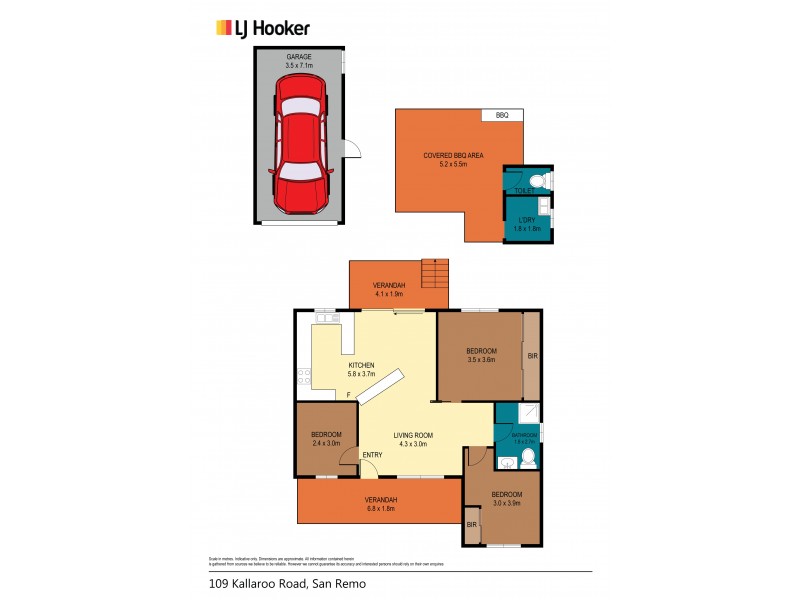 109 Kallaroo Road, San Remo NSW 2262 Floorplan