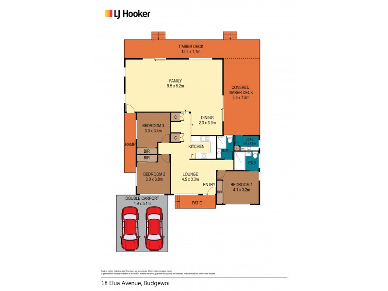 18 Elua Avenue, Budgewoi NSW 2262 Floorplan