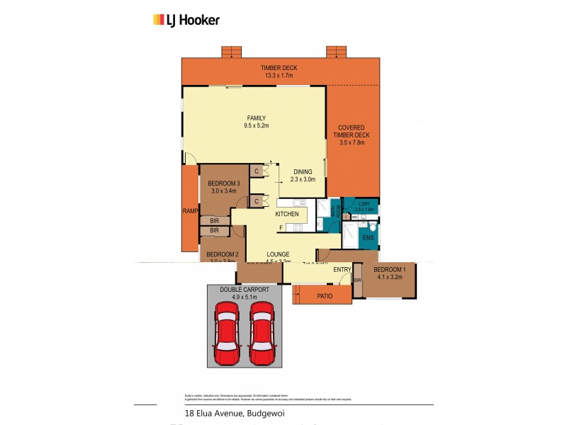 18 Elua Avenue, Budgewoi NSW 2262 Floorplan
