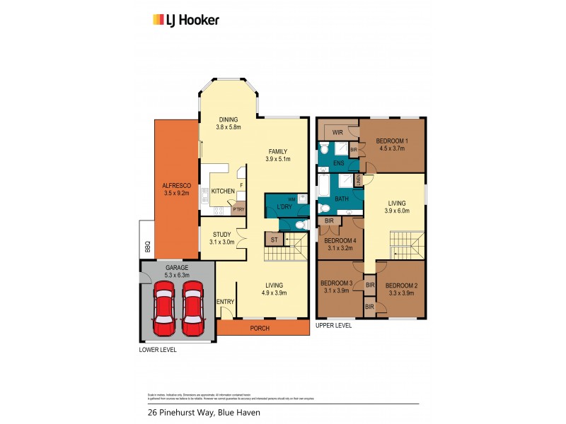 26 Pinehurst Way, Blue Haven NSW 2262 Floorplan