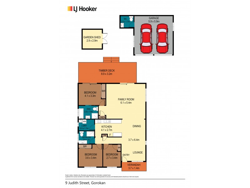 9 Judith Street, Gorokan NSW 2263 Floorplan