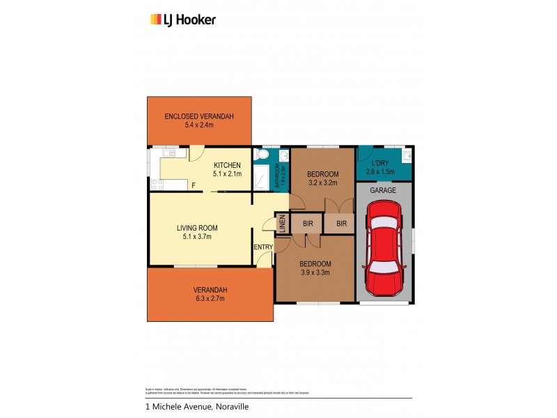 1 Michele Avenue, Noraville NSW 2263 Floorplan