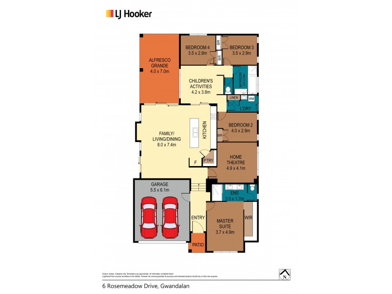 6 Rosemeadow Drive, Gwandalan NSW 2259 Floorplan