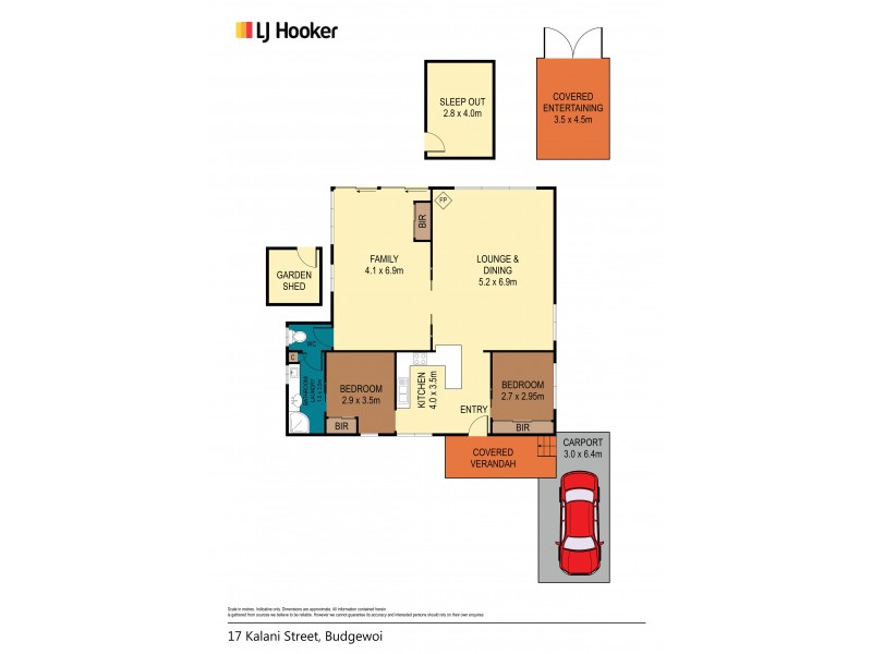 17 Kalani Street, Budgewoi NSW 2262 Floorplan