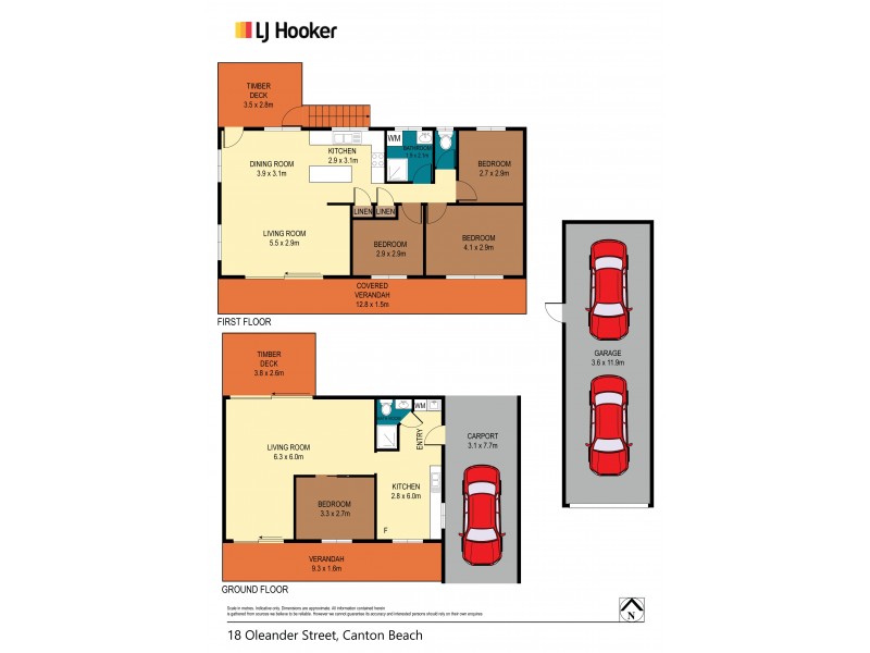 18 Oleander Street, Canton Beach NSW 2263 Floorplan