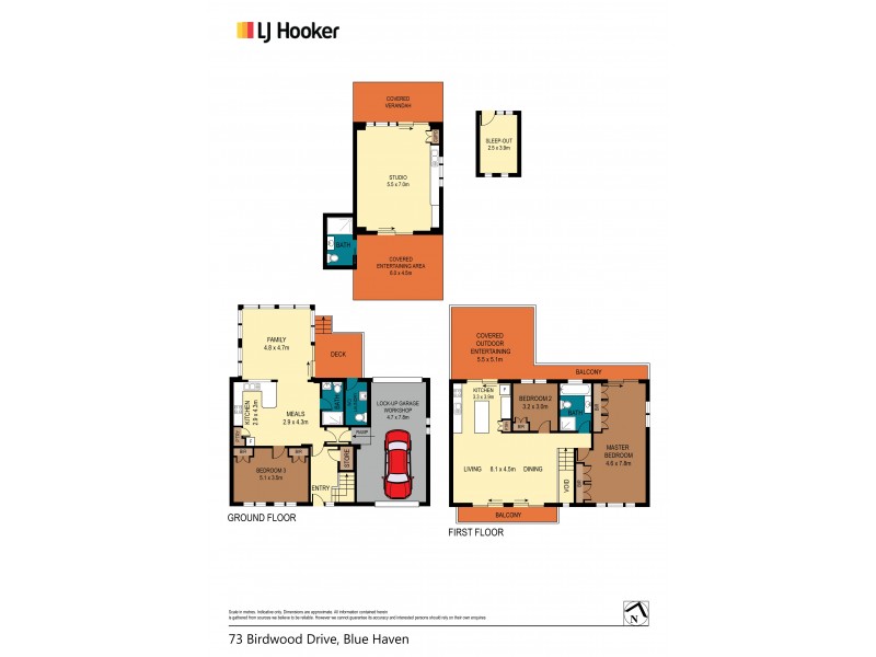 73 Birdwood Drive, Blue Haven NSW 2262 Floorplan