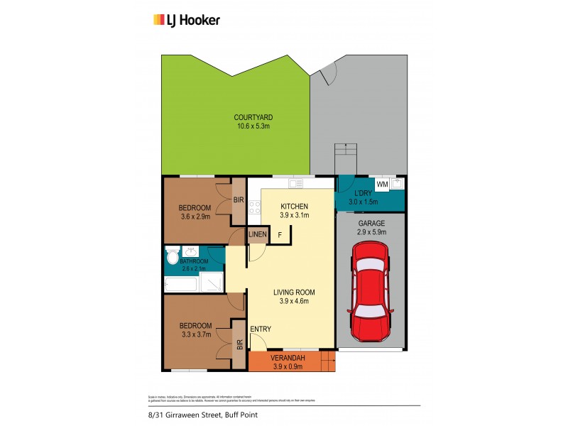 8/31 Girraween Street, Buff Point NSW 2262 Floorplan