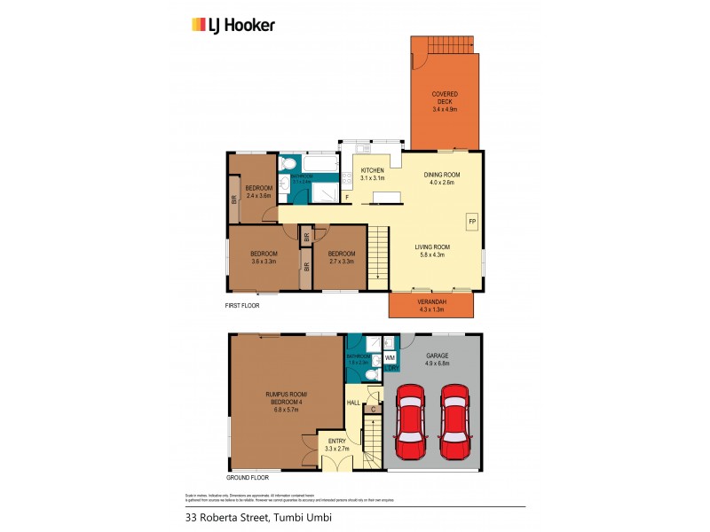 33 Roberta Street, Tumbi Umbi NSW 2261 Floorplan
