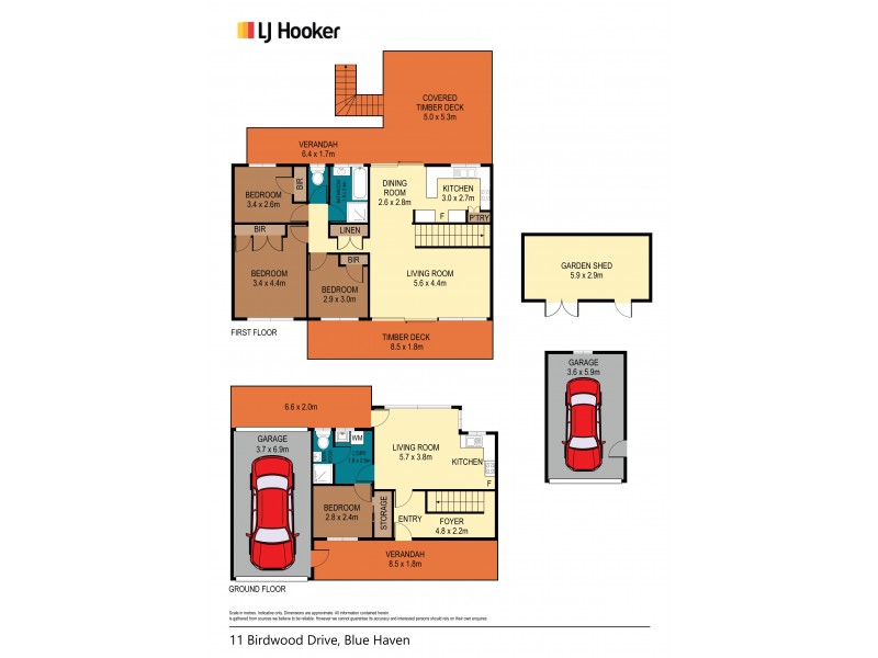 11 Birdwood Drive, Blue Haven NSW 2262 Floorplan