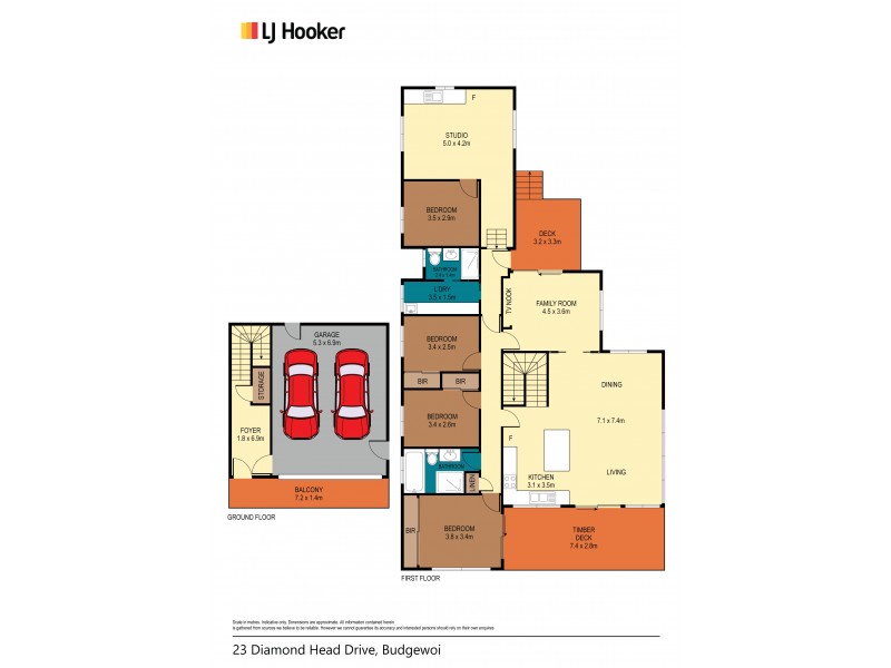 23 Diamond Head Drive, Budgewoi NSW 2262 Floorplan