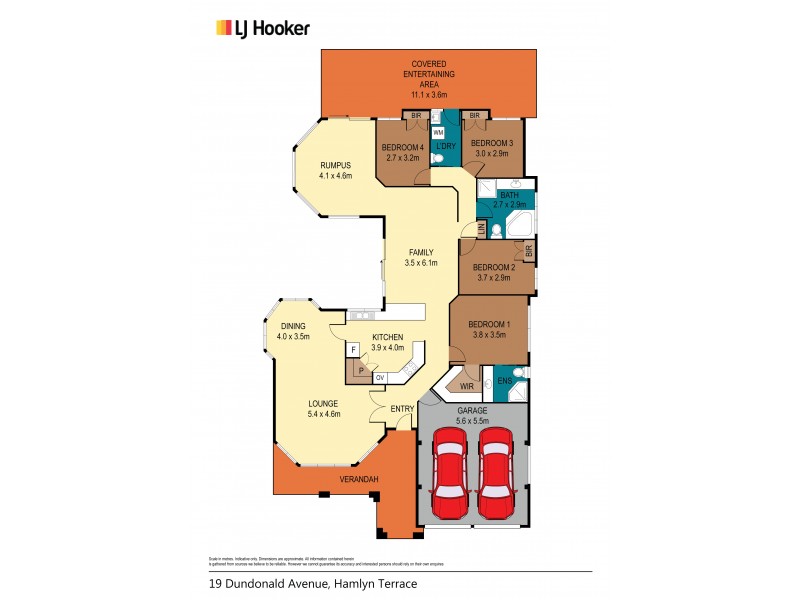 19 Dundonald Road, Hamlyn Terrace NSW 2259 Floorplan
