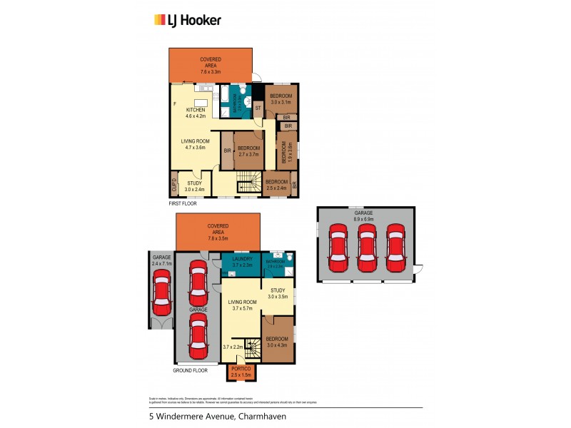 5 Windermere Avenue, Charmhaven NSW 2263 Floorplan