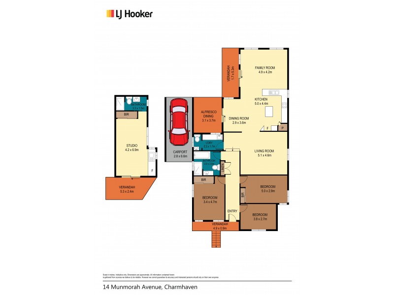 14 Munmorah Avenue, Charmhaven NSW 2263 Floorplan