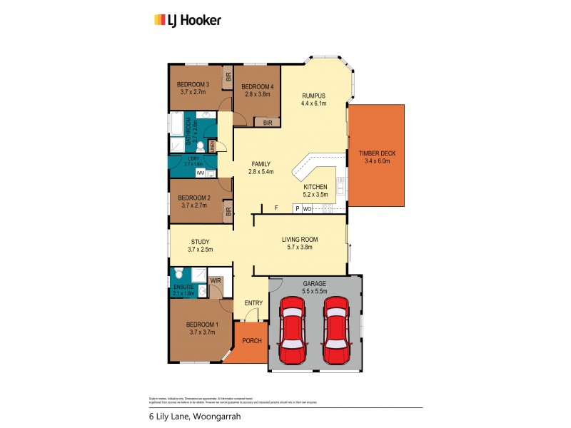 6 Lily Lane, Woongarrah NSW 2259 Floorplan