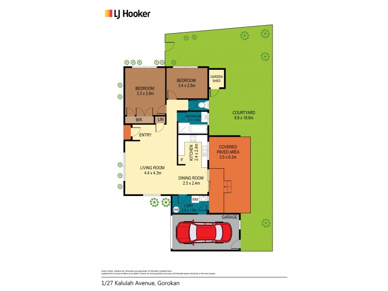 1/27 Kalulah Avenue, Gorokan NSW 2263 Floorplan