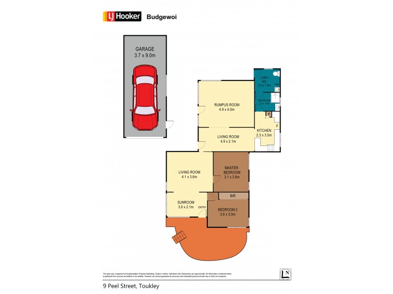 9 Peel Street, Toukley NSW 2263 Floorplan