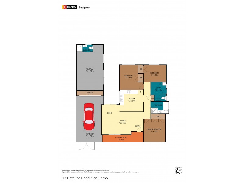 13 Catalina Road, San Remo NSW 2262 Floorplan