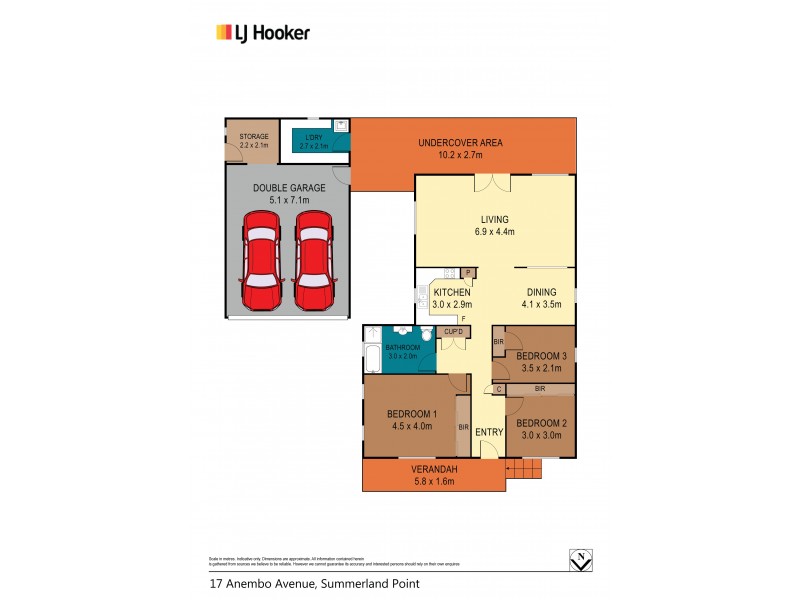 17 Anembo Avenue, Summerland Point NSW 2259 Floorplan