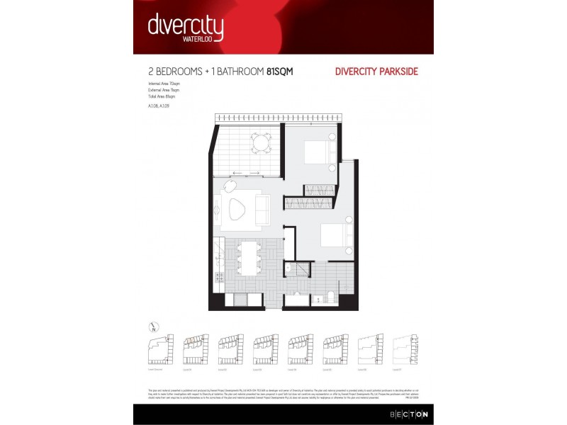 109/23 Archibald Avenue, Waterloo NSW 2017 Floorplan